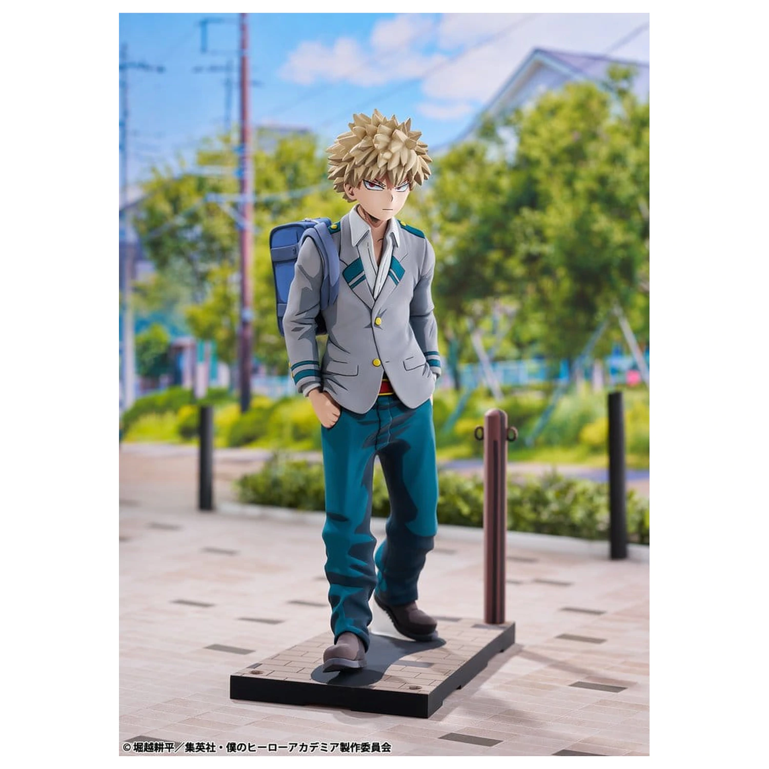My Hero Academia PVC Figur 1/8 Katsuki Bakugo U.A. High School Uniform 2Dimensioning version 23 cm Produktfoto