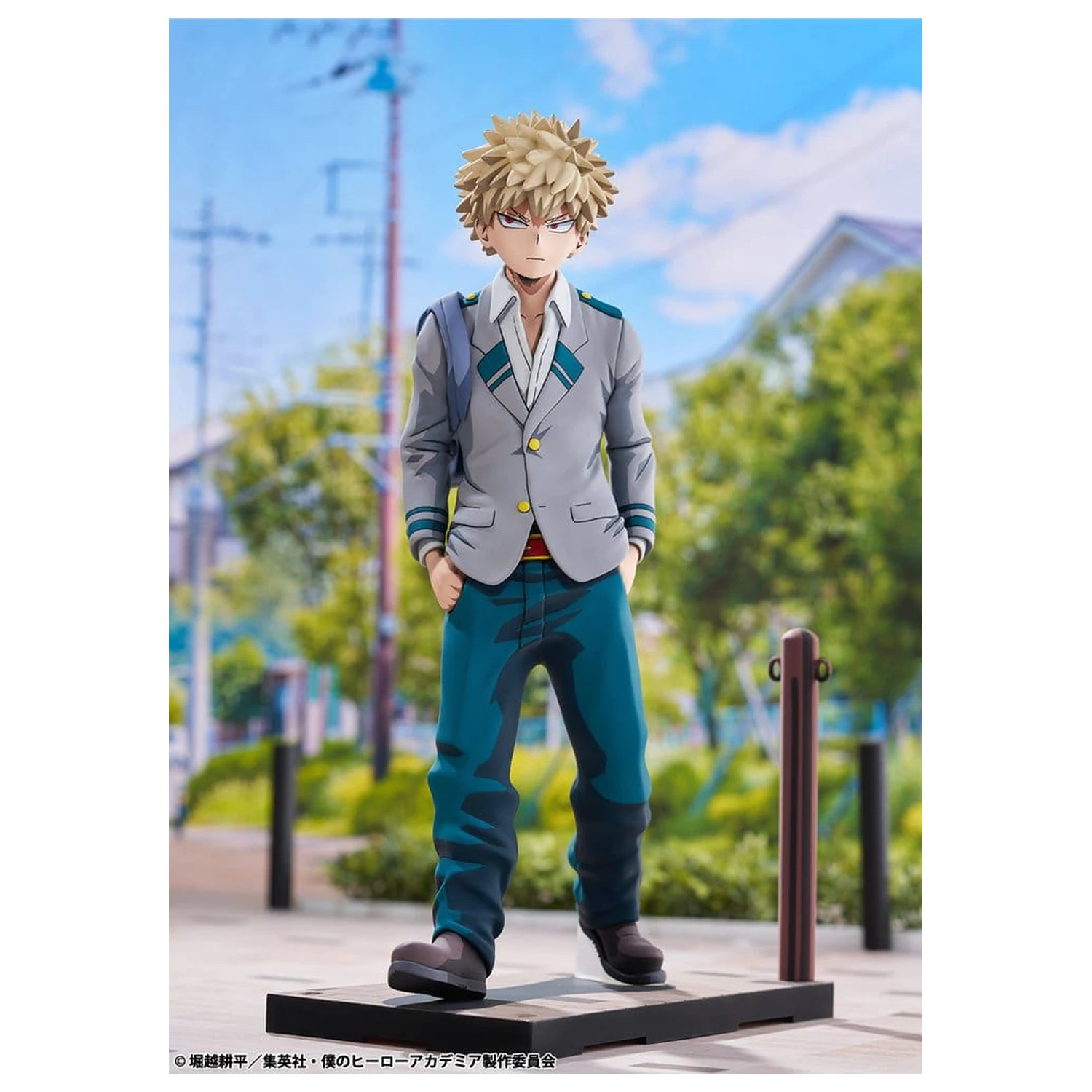 My Hero Academia PVC Figur 1/8 Katsuki Bakugo U.A. High School Uniform 2Dimensioning version 23 cm Produktfoto