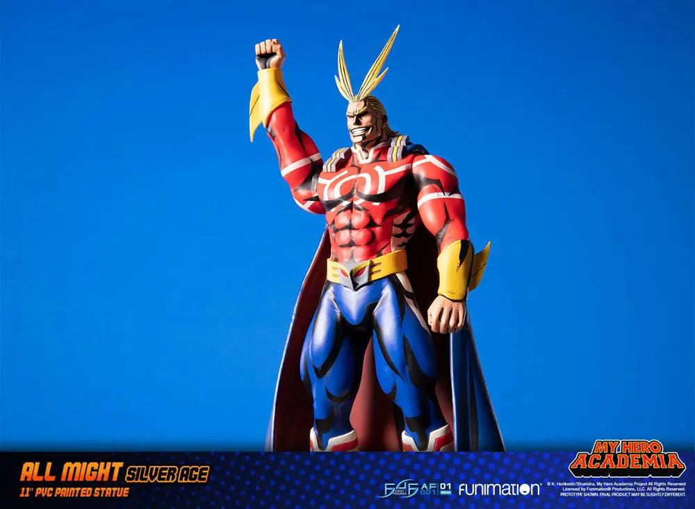 My Hero Academia Actionfigur All Might Silver Age (Standard Edition) 28 cm Produktfoto