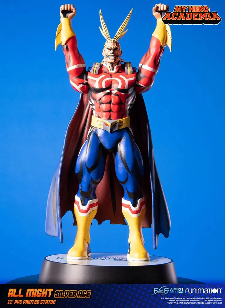 My Hero Academia Actionfigur All Might Silver Age (Standard Edition) 28 cm Produktfoto