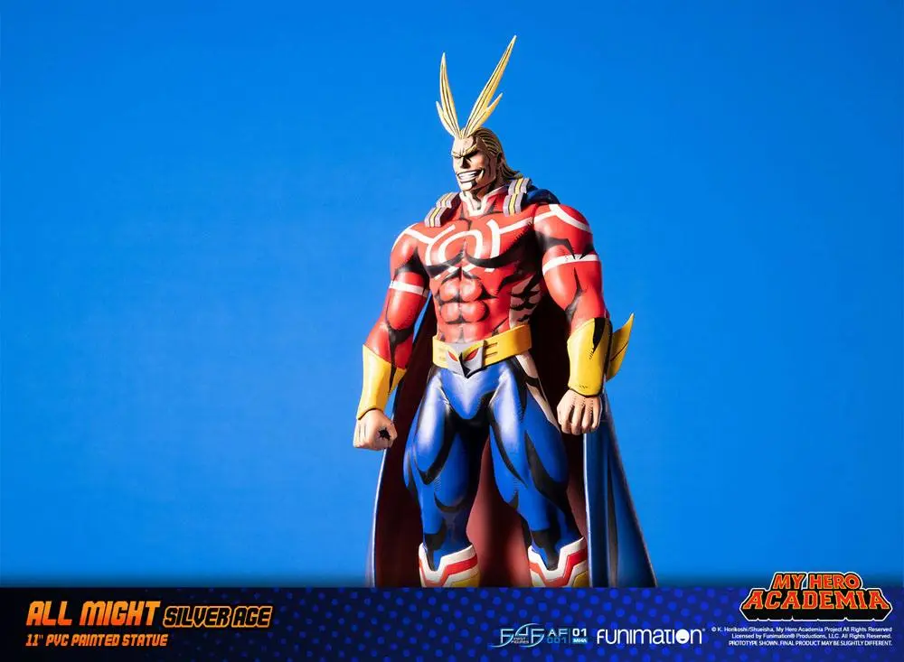My Hero Academia Actionfigur All Might Silver Age (Standard Edition) 28 cm Produktfoto