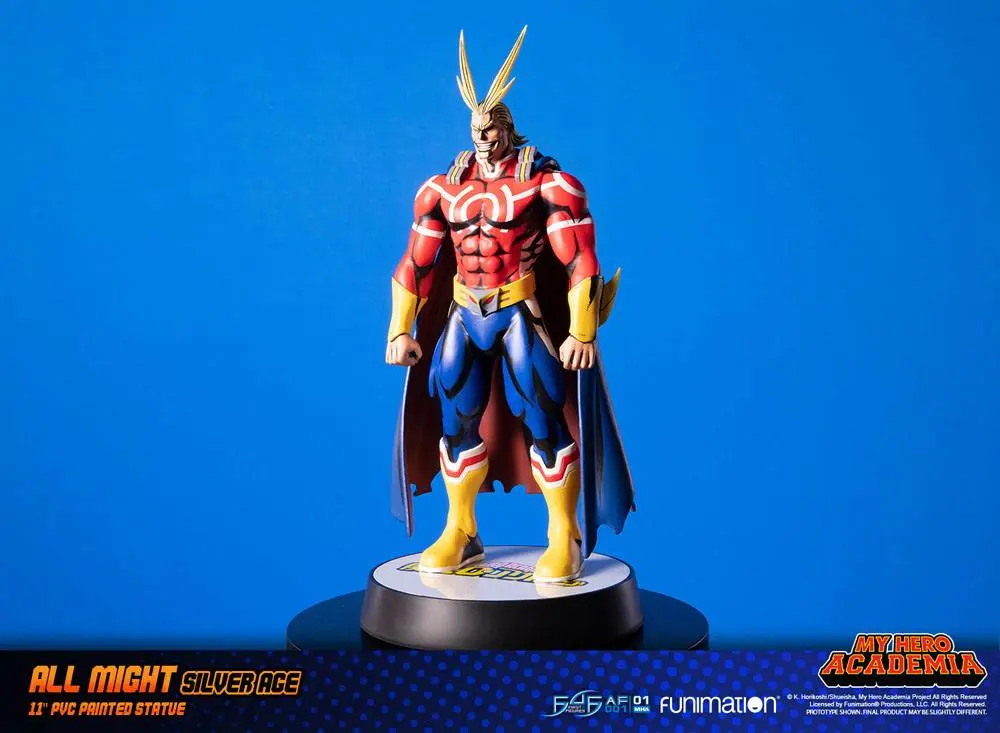 My Hero Academia Actionfigur All Might Silver Age (Standard Edition) 28 cm Produktfoto