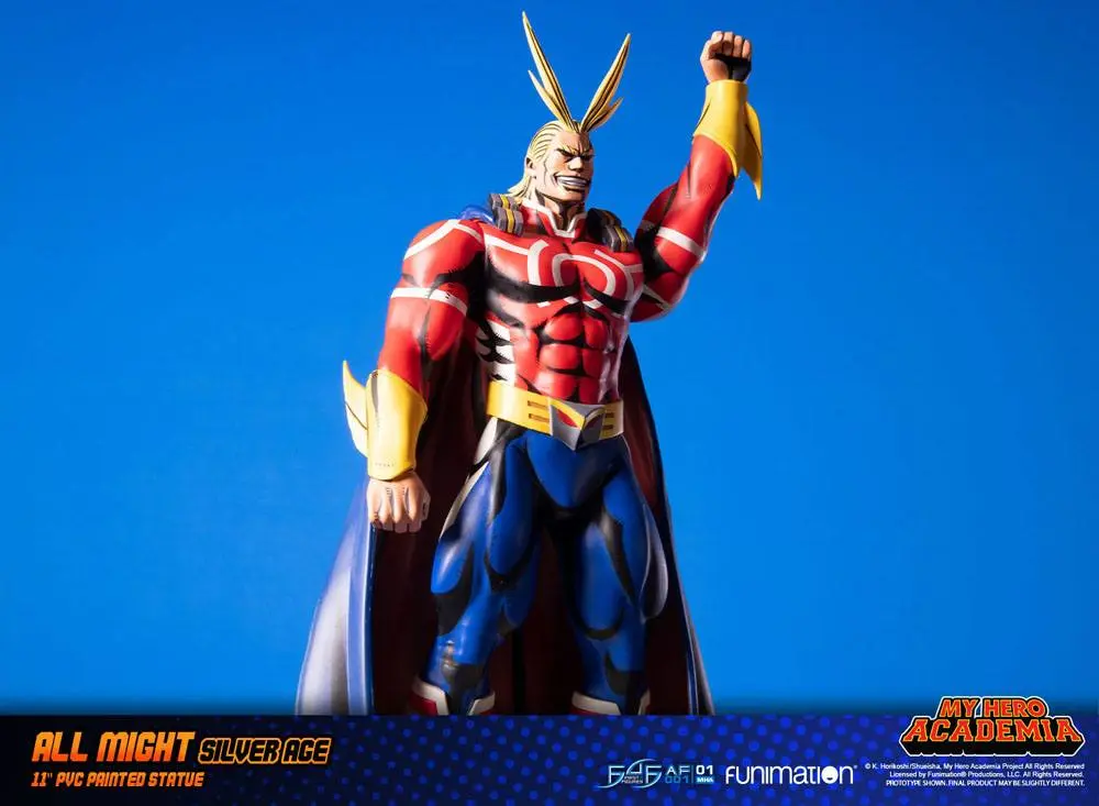 My Hero Academia Actionfigur All Might Silver Age (Standard Edition) 28 cm Produktfoto