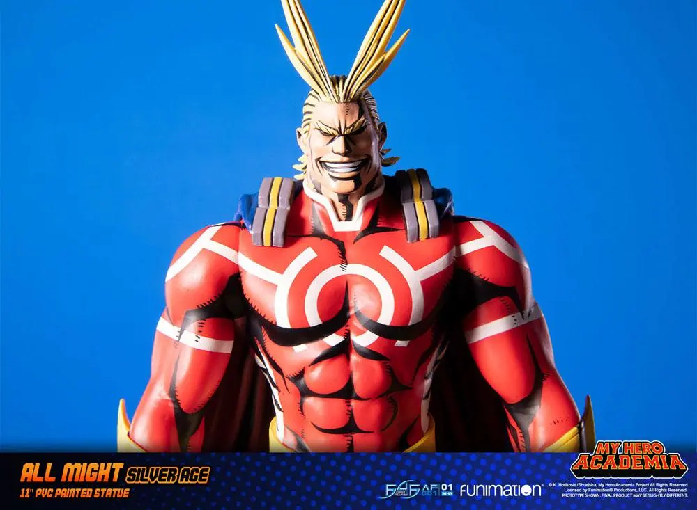 My Hero Academia Actionfigur All Might Silver Age (Standard Edition) 28 cm Produktfoto