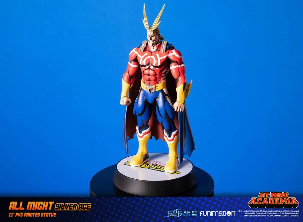 My Hero Academia Actionfigur All Might Silver Age (Standard Edition) 28 cm Produktfoto