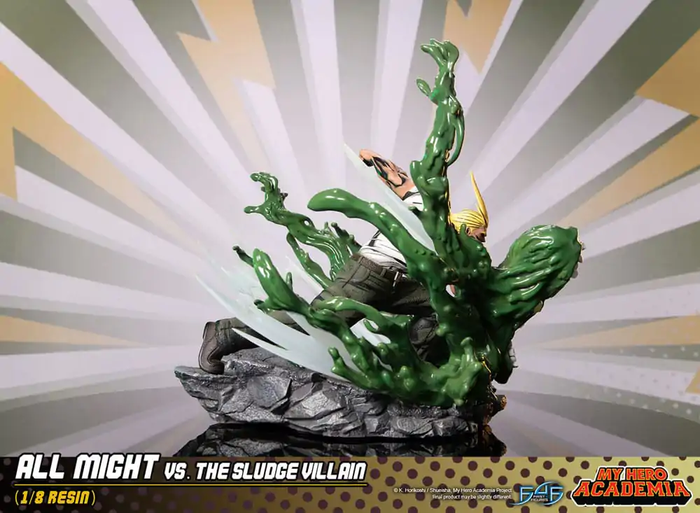 My Hero Academia Diorama All Might Vs. the Sludge Villain 30 cm Produktfoto