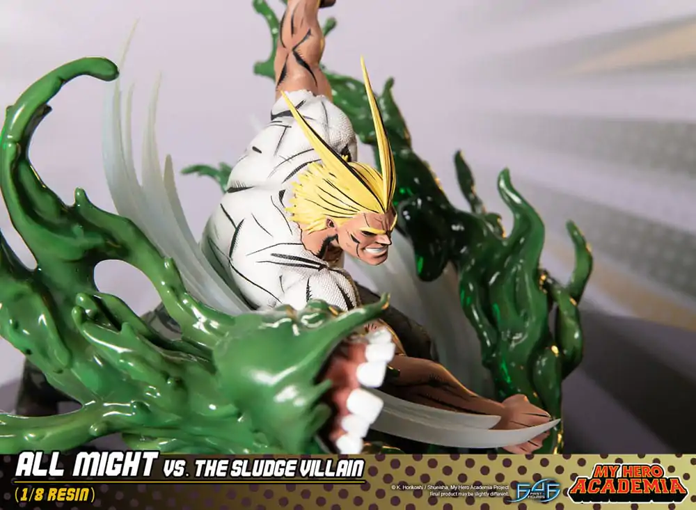 My Hero Academia Diorama All Might Vs. the Sludge Villain 30 cm Produktfoto