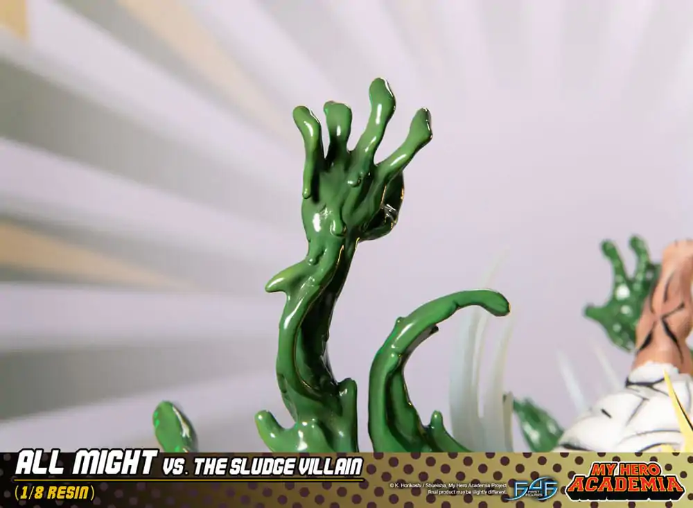 My Hero Academia Diorama All Might Vs. the Sludge Villain 30 cm Produktfoto