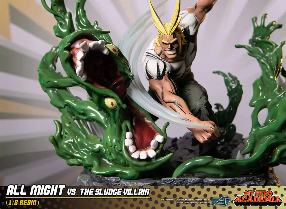 My Hero Academia Diorama All Might Vs. the Sludge Villain 30 cm Produktfoto