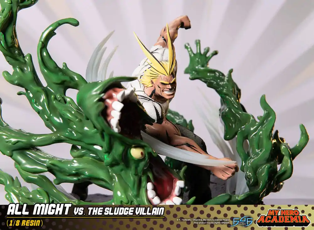 My Hero Academia Diorama All Might Vs. the Sludge Villain 30 cm Produktfoto