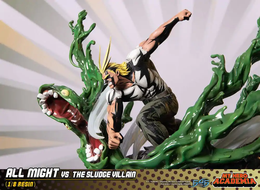 My Hero Academia Diorama All Might Vs. the Sludge Villain 30 cm Produktfoto