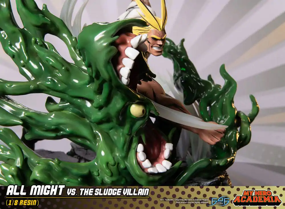 My Hero Academia Diorama All Might Vs. the Sludge Villain 30 cm Produktfoto