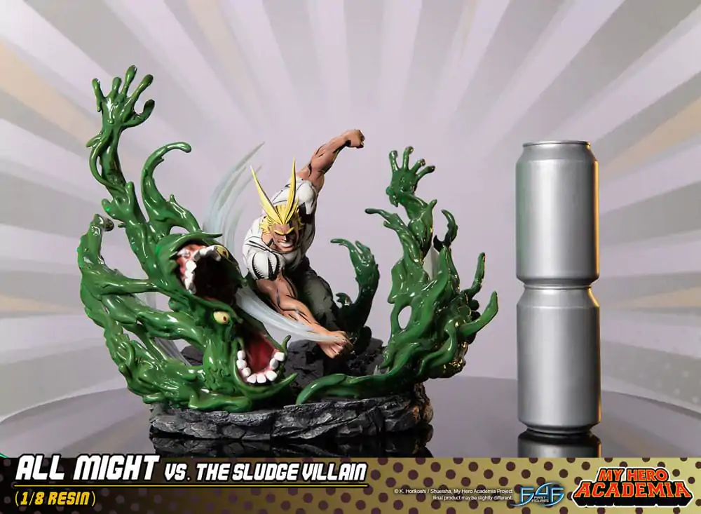 My Hero Academia Diorama All Might Vs. the Sludge Villain 30 cm Produktfoto