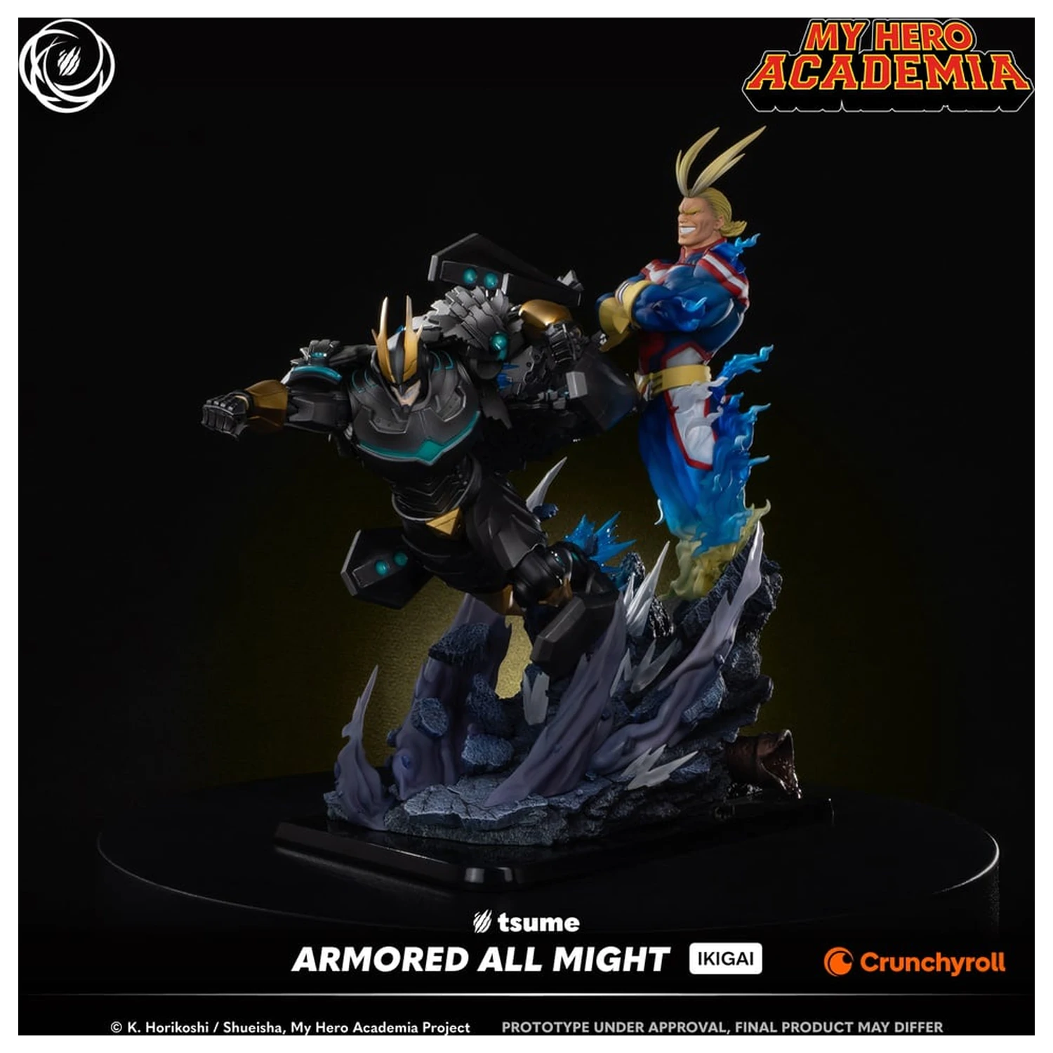 My Hero Academia Armored All Might Statue Ikigai 1/6 von Tsume 48 cm Produktfoto