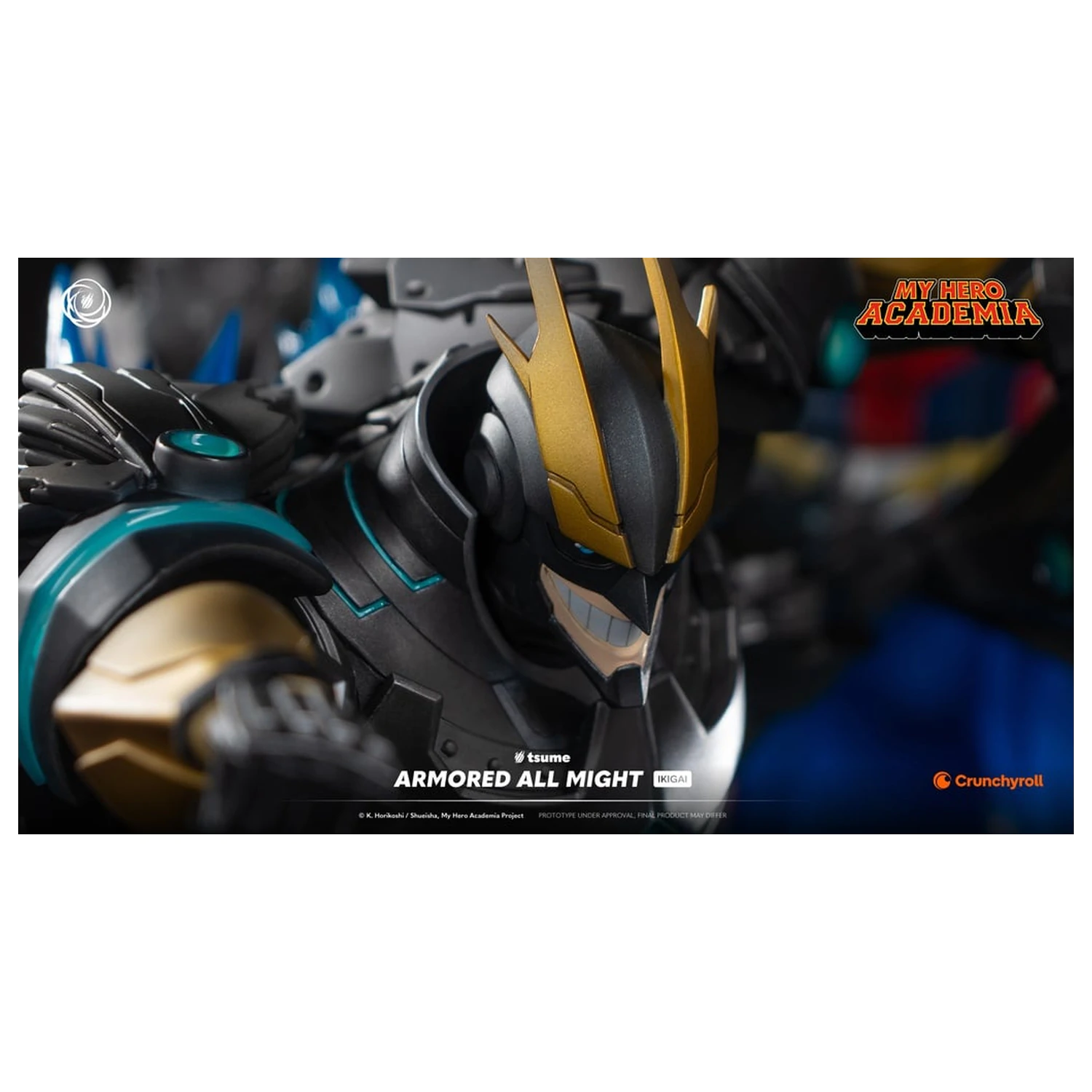 My Hero Academia Armored All Might Statue Ikigai 1/6 von Tsume 48 cm Produktfoto