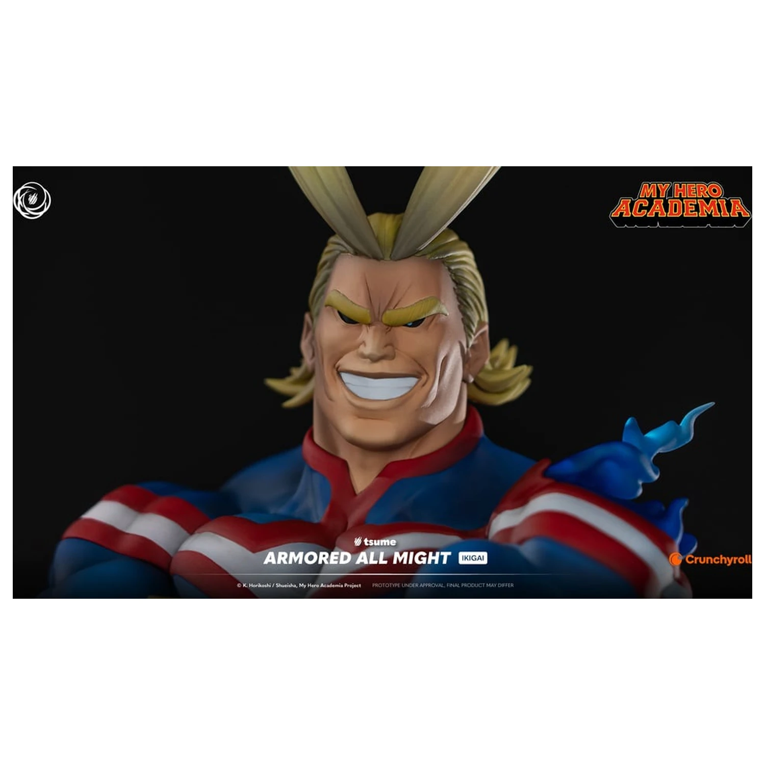 My Hero Academia Armored All Might Statue Ikigai 1/6 von Tsume 48 cm Produktfoto