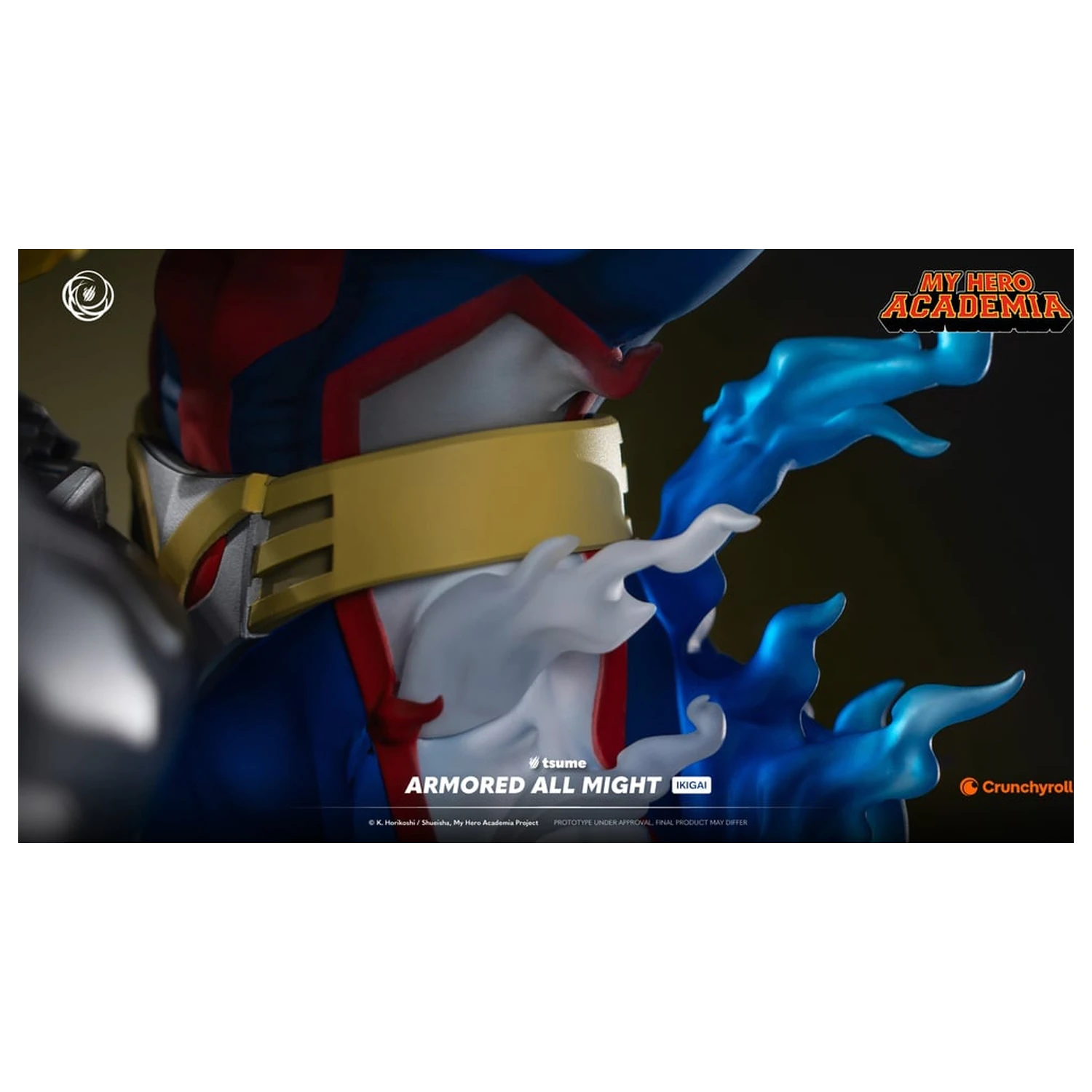 My Hero Academia Armored All Might Statue Ikigai 1/6 von Tsume 48 cm Produktfoto