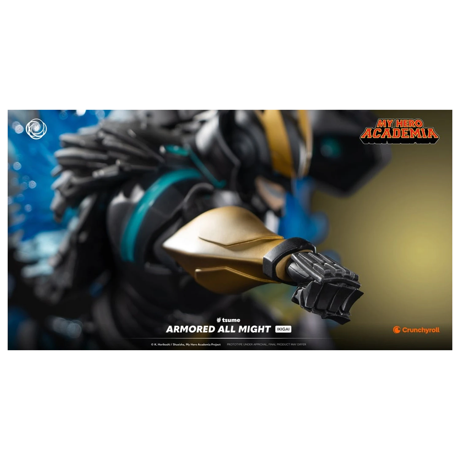 My Hero Academia Armored All Might Statue Ikigai 1/6 von Tsume 48 cm Produktfoto