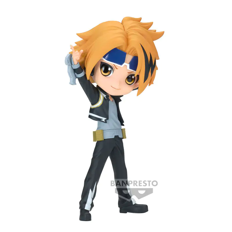 My Hero Academia Denki Kaminari Chargebolt Q posket Figur 14cm Produktfoto
