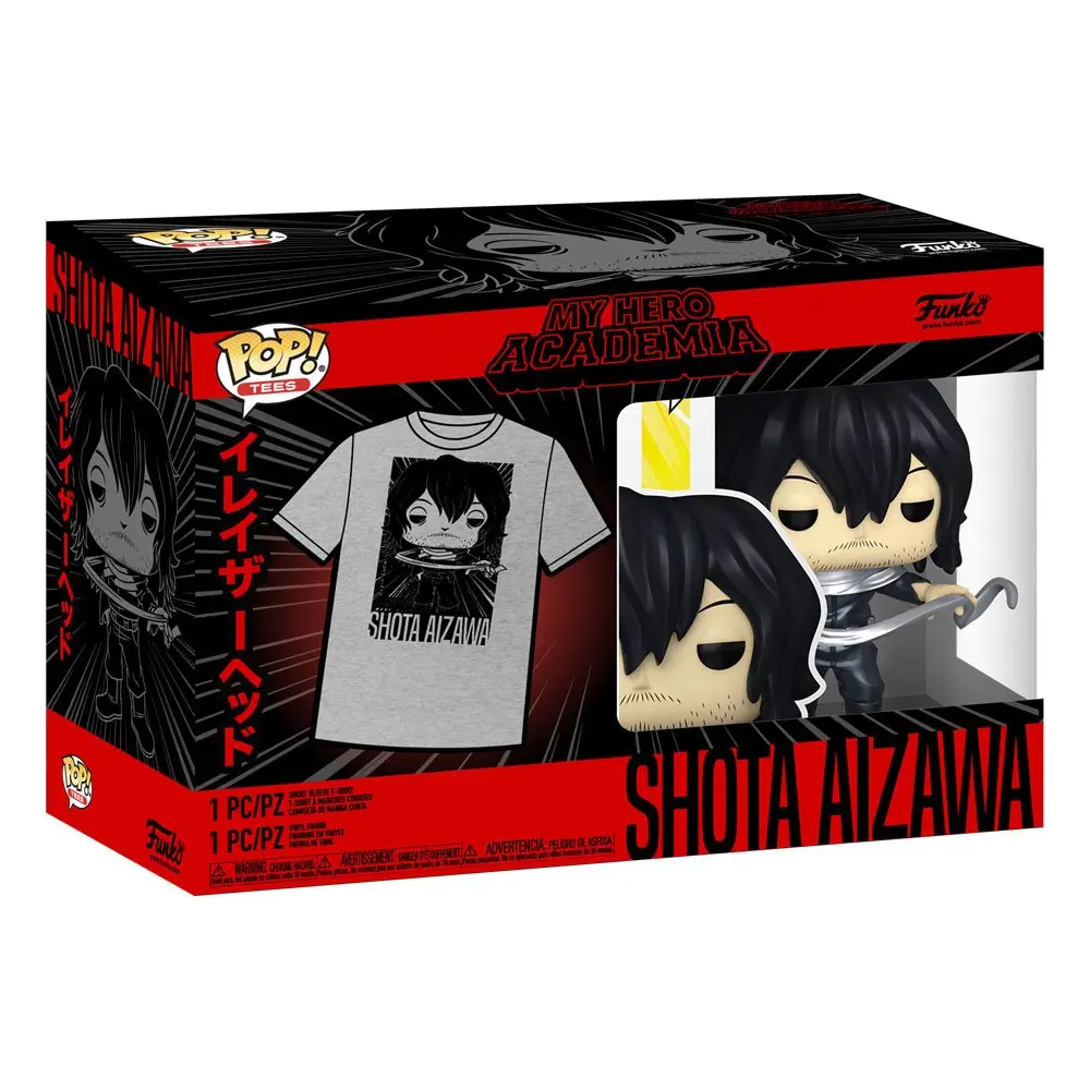 My Hero Academia Funko POP Figur &amp; T-Shirt Set Shota Aizawa Produktfoto