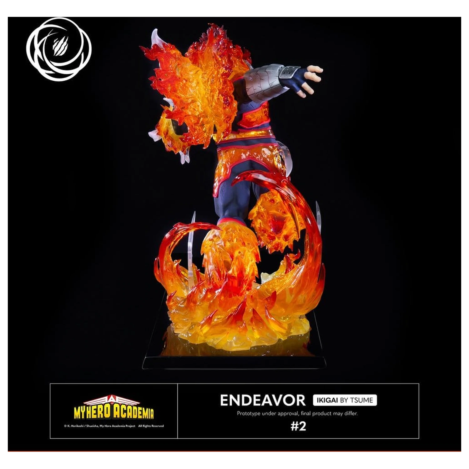 My Hero Academia IKIGAI Figur 1/6 Endeavor Produktfoto