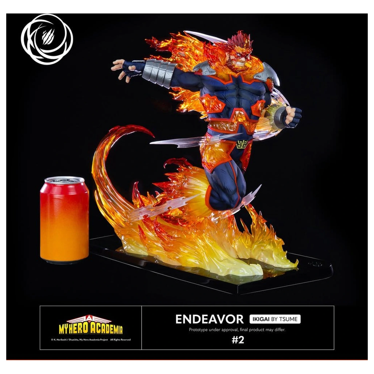 My Hero Academia IKIGAI Figur 1/6 Endeavor Produktfoto