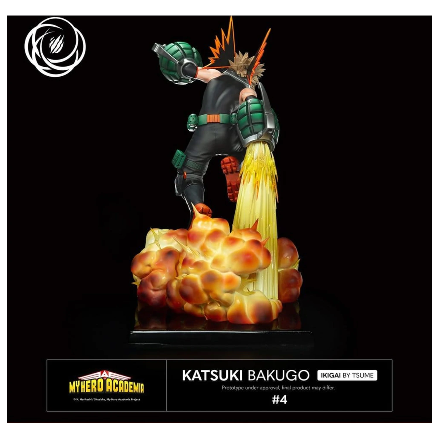 My Hero Academia IKIGAI Figur 1/6 Katsuki Bakugo Produktfoto