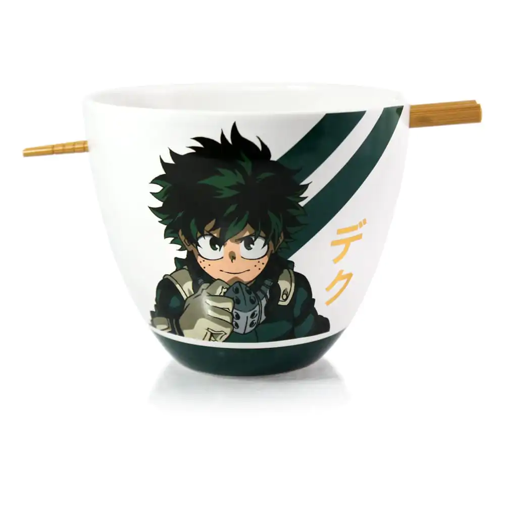 My Hero Academia Ramen-Schüssel mit Stäbchen Izuku Midoriya 473 ml Produktfoto