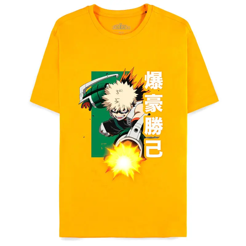 My Hero Academia Orange Bakugo Katsuki T-shirt Produktfoto