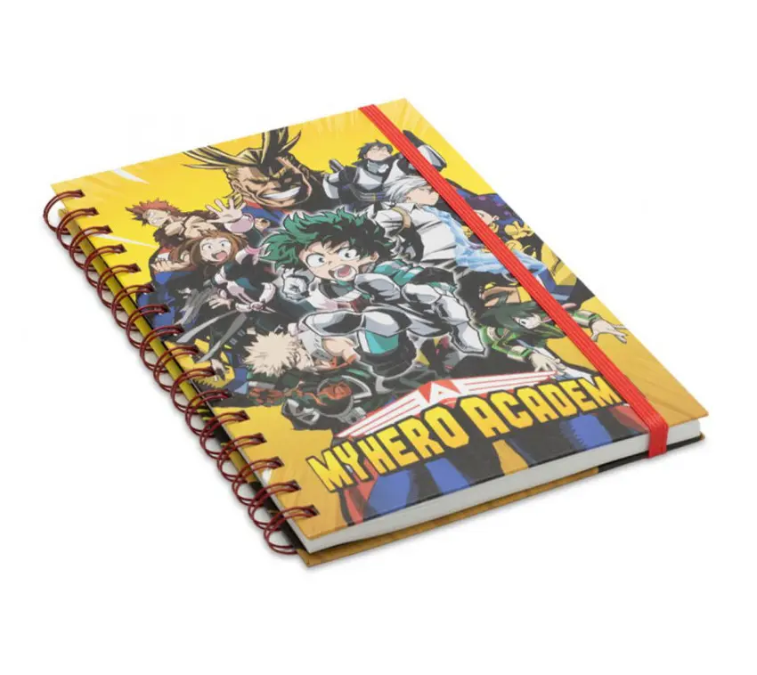 My Hero Academia – Radial Character Burst A5 Notizbuch Produktfoto