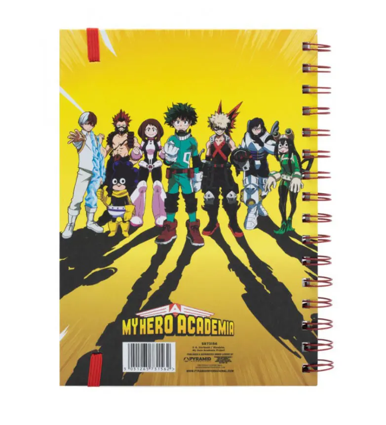 My Hero Academia – Radial Character Burst A5 Notizbuch Produktfoto