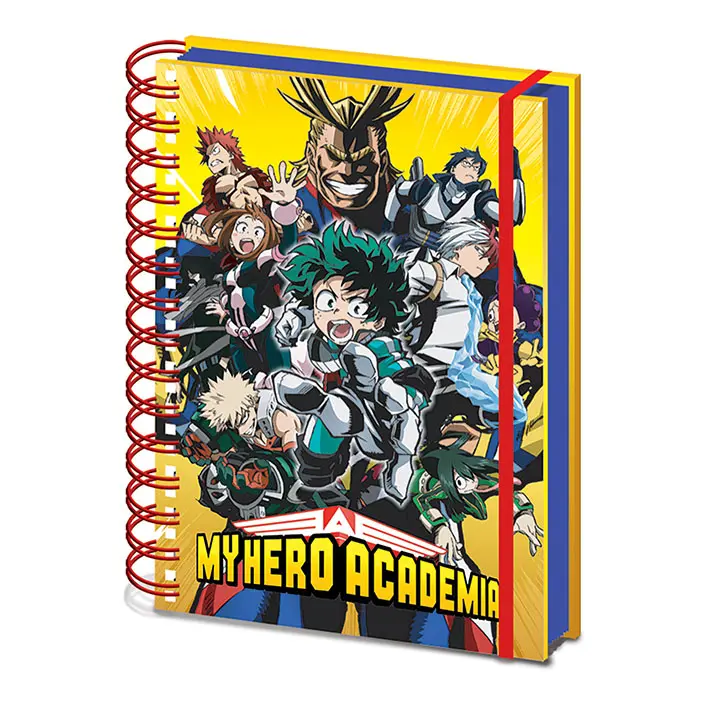 My Hero Academia – Radial Character Burst A5 Notizbuch Produktfoto