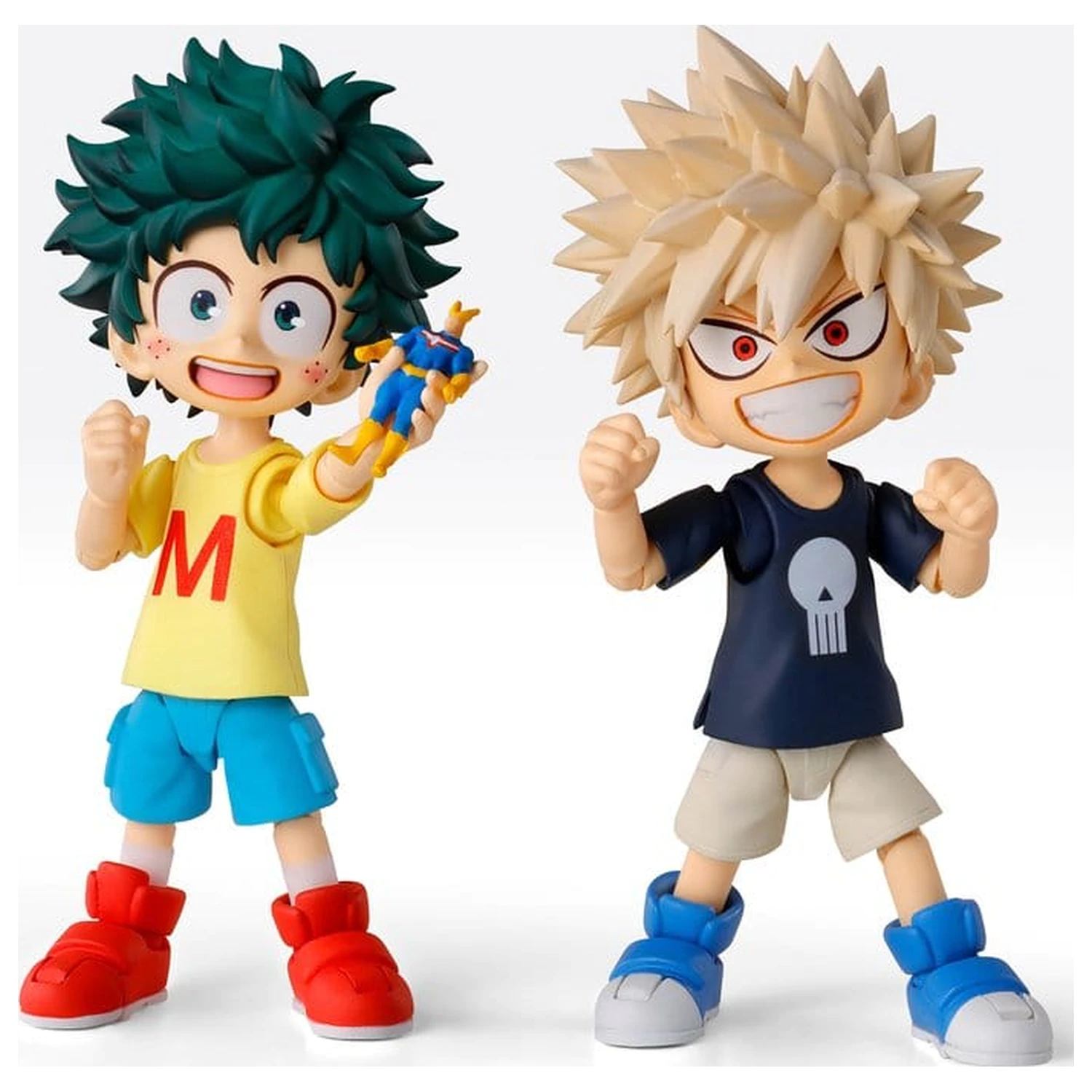 My Hero Academia S.H.Figuarts Actionfigur Izuku Midoriya & Katsuki Bakugo -Childhood Set- 9 cm Produktfoto