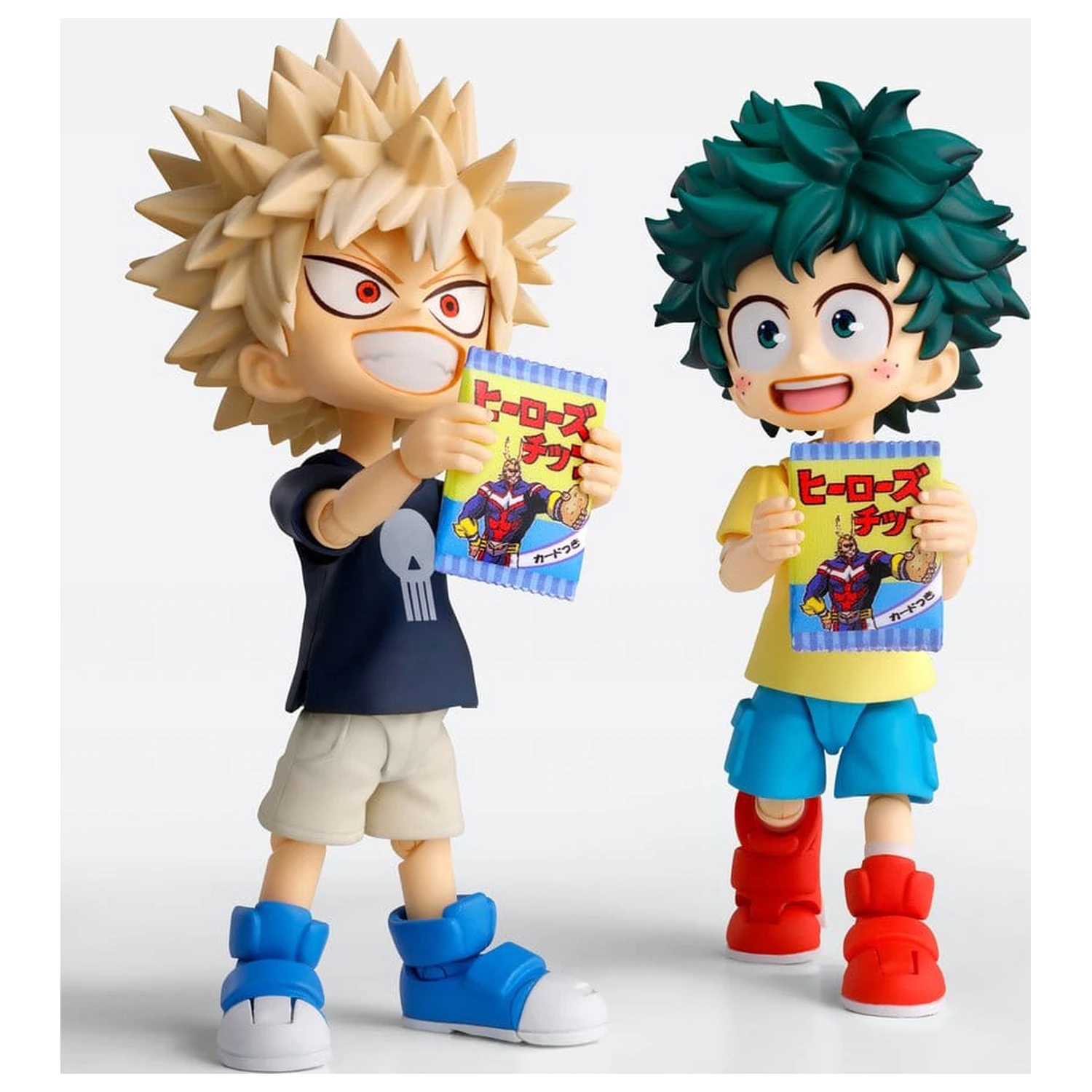 My Hero Academia S.H.Figuarts Actionfigur Izuku Midoriya & Katsuki Bakugo -Childhood Set- 9 cm Produktfoto