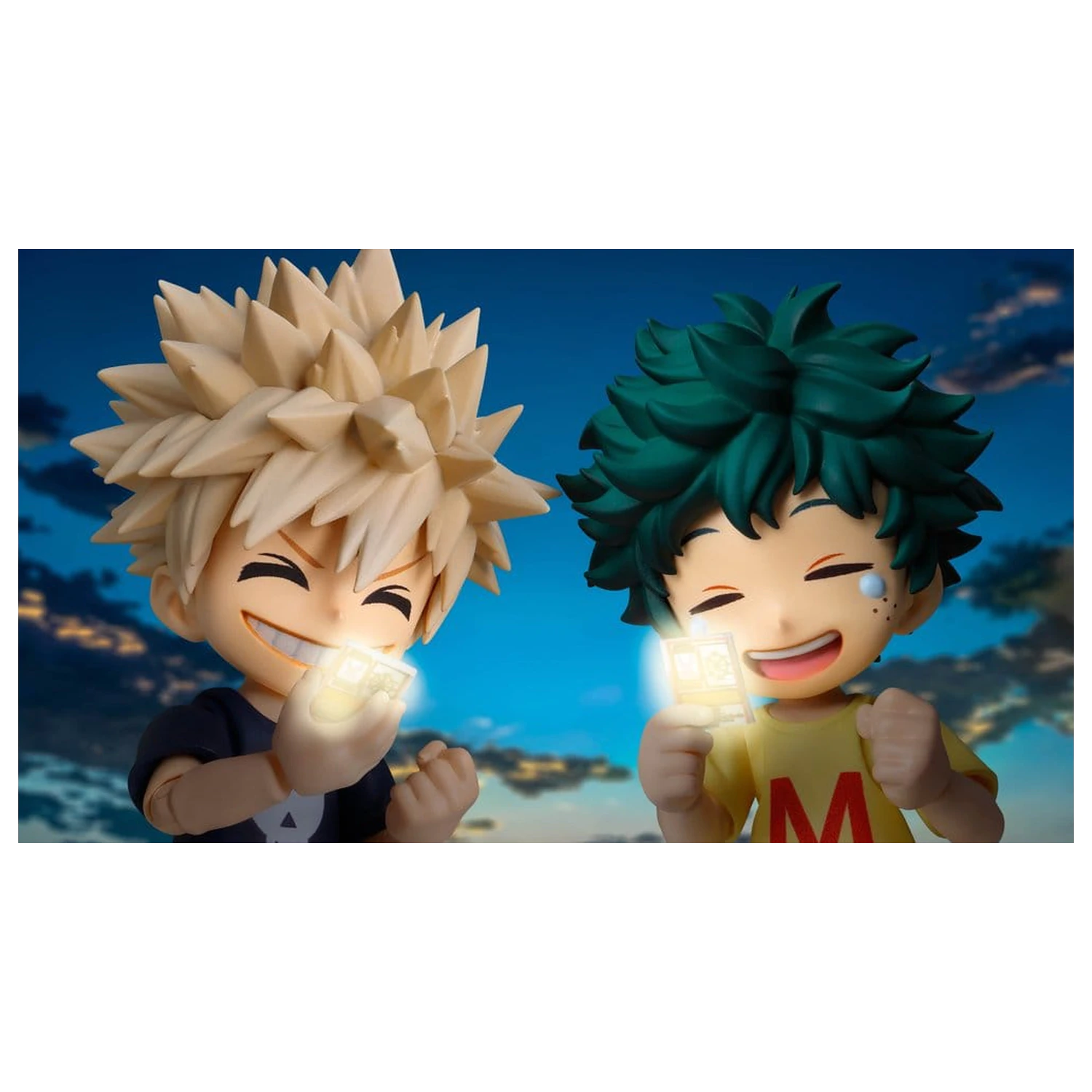 My Hero Academia S.H.Figuarts Actionfigur Izuku Midoriya & Katsuki Bakugo -Childhood Set- 9 cm Produktfoto