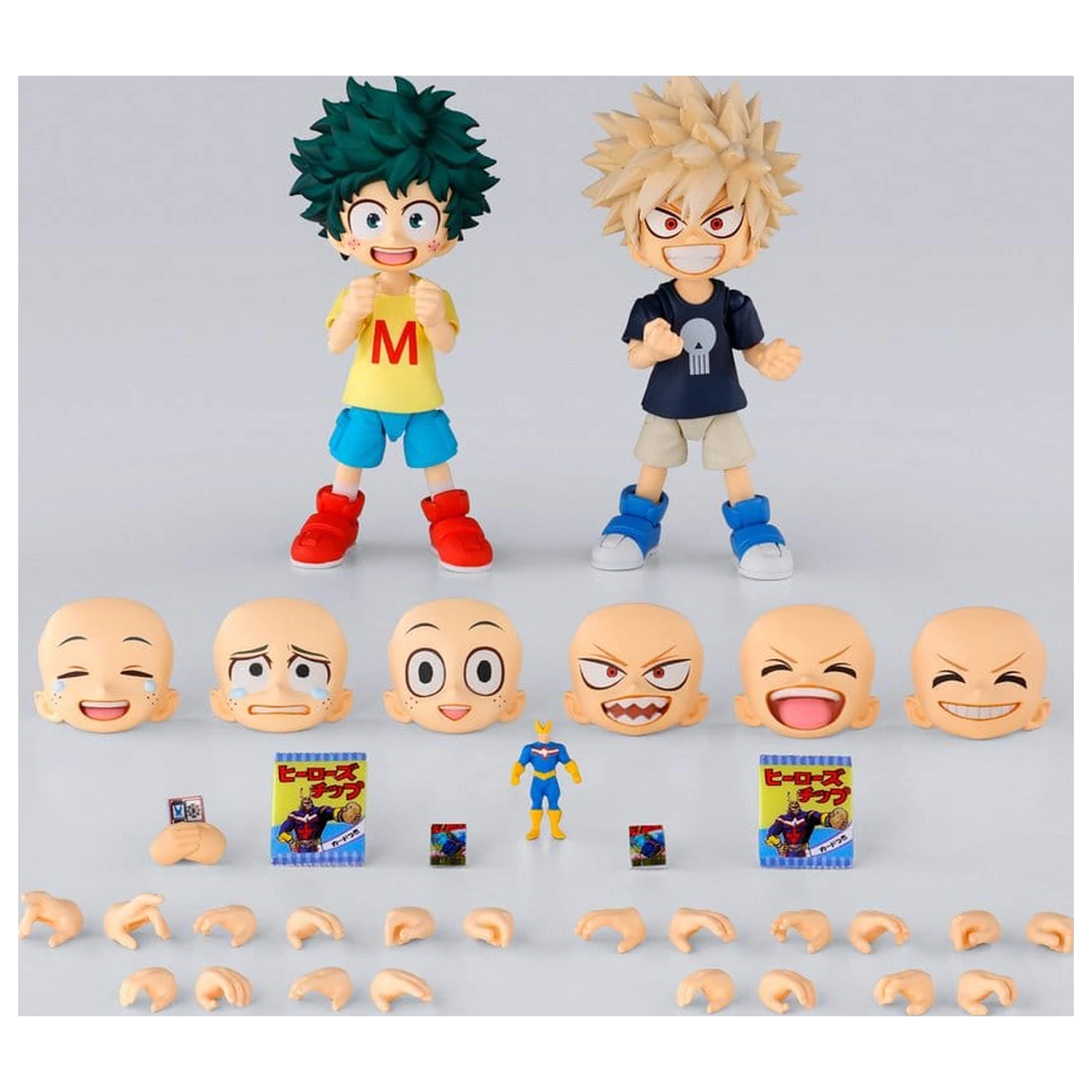 My Hero Academia S.H.Figuarts Actionfigur Izuku Midoriya & Katsuki Bakugo -Childhood Set- 9 cm Produktfoto