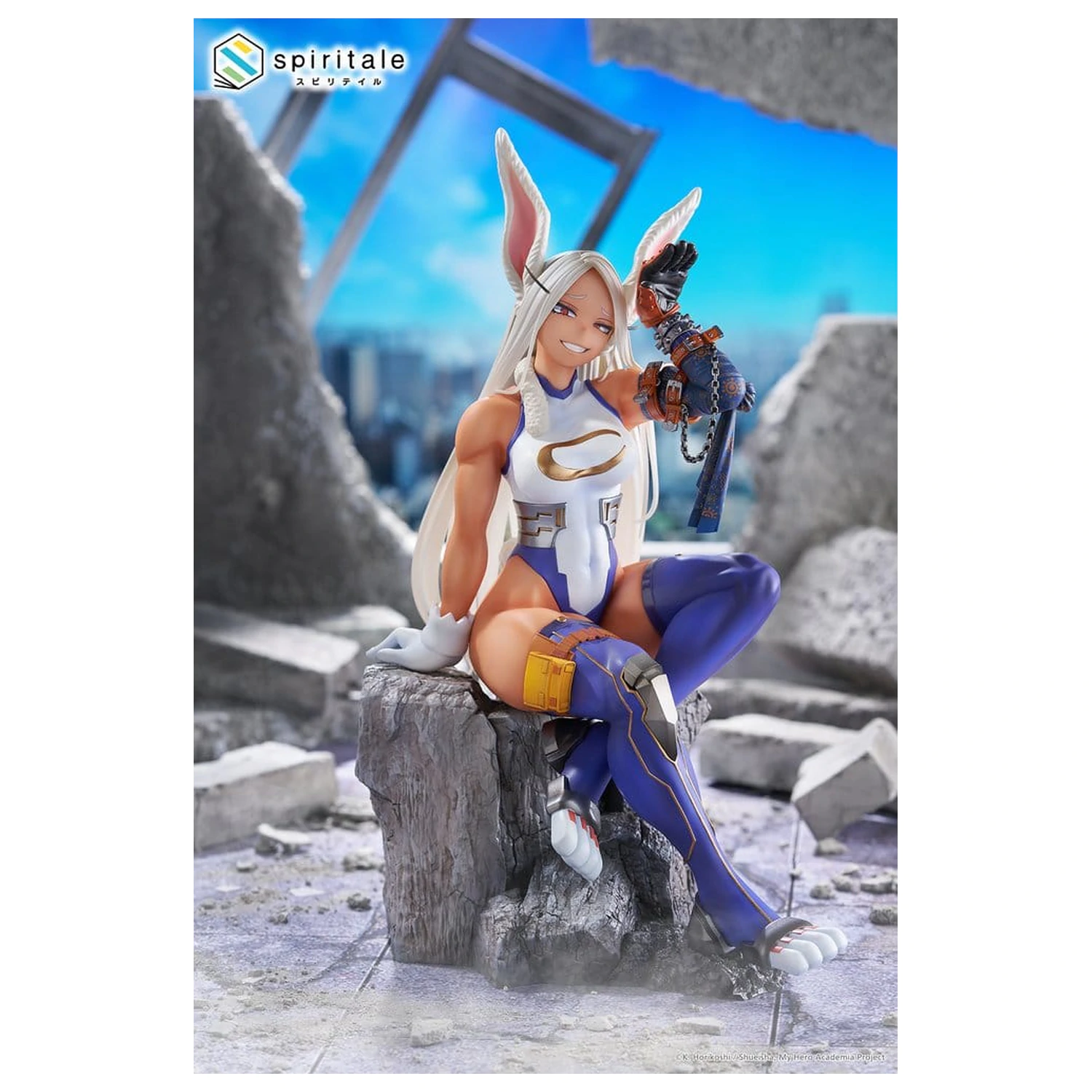 My Hero Academia Spiritale PVC Figur Mirko -Rabbit- 1/7 Maßstab 24 cm Produktfoto
