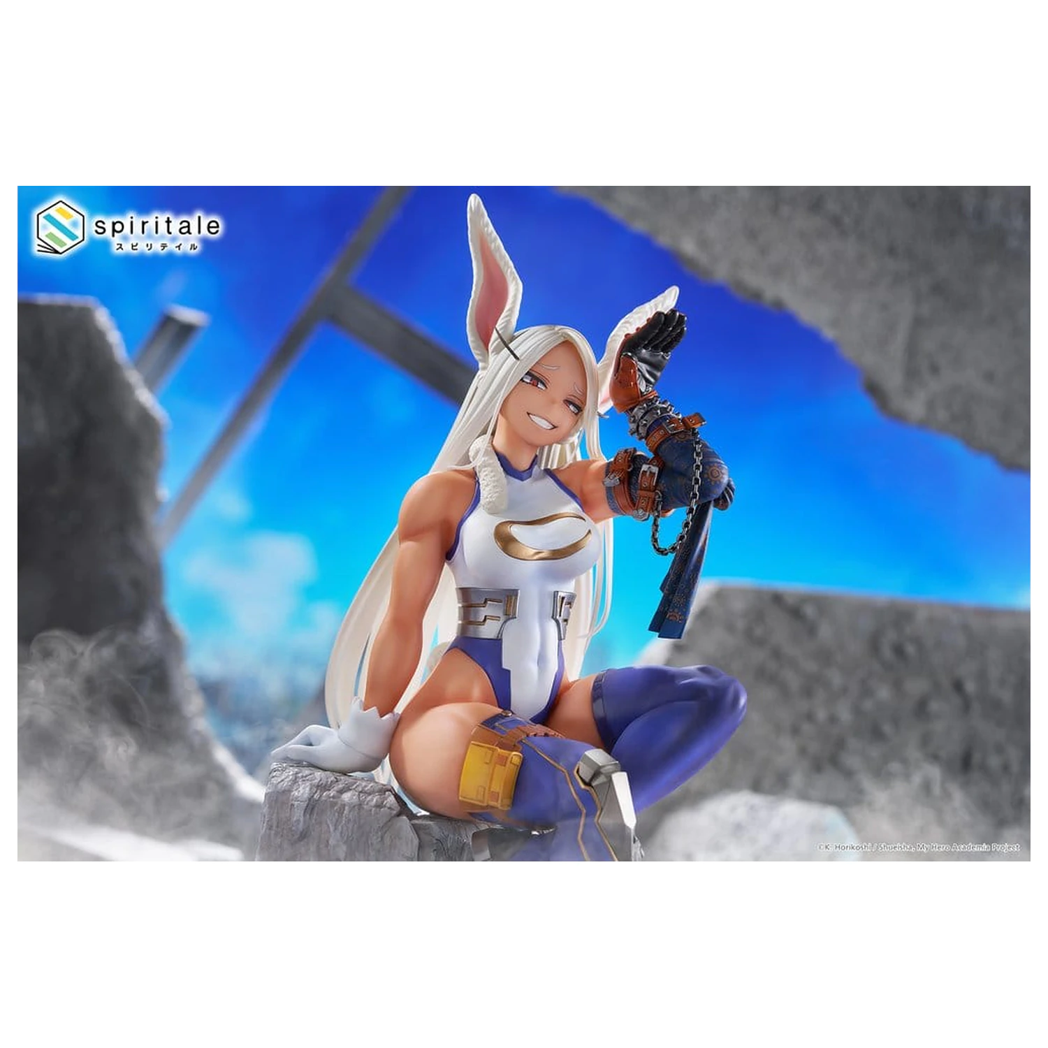 My Hero Academia Spiritale PVC Figur Mirko -Rabbit- 1/7 Maßstab 24 cm Produktfoto
