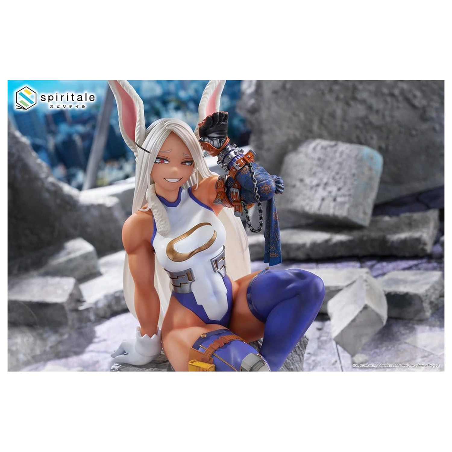 My Hero Academia Spiritale PVC Figur Mirko -Rabbit- 1/7 Maßstab 24 cm Produktfoto