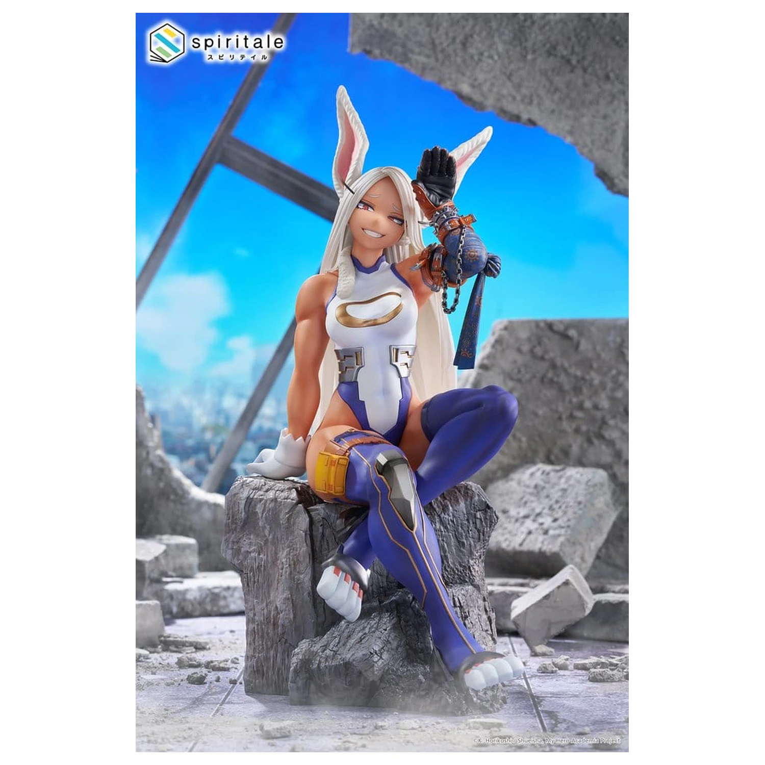 My Hero Academia Spiritale PVC Figur Mirko -Rabbit- 1/7 Maßstab 24 cm Produktfoto