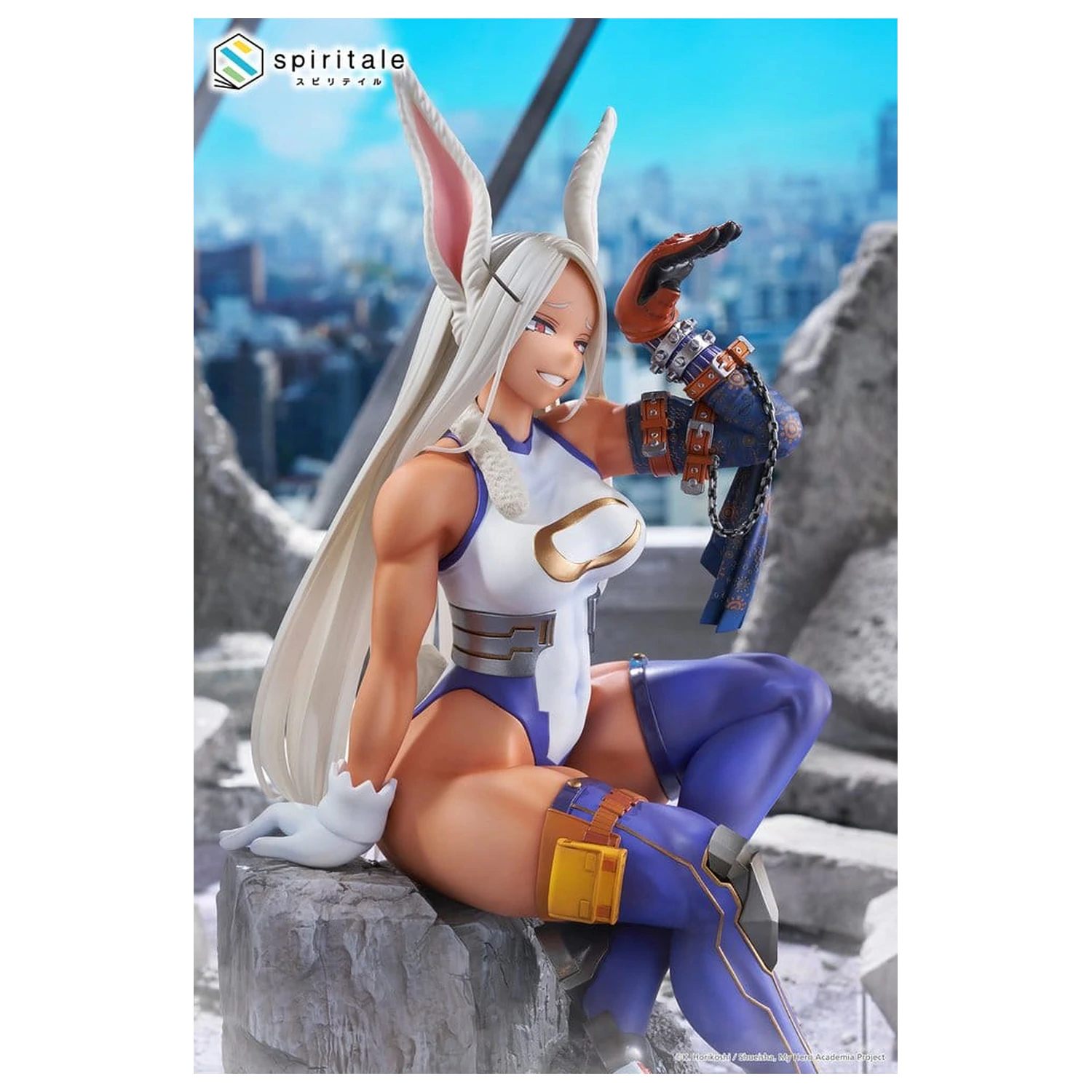 My Hero Academia Spiritale PVC Figur Mirko -Rabbit- 1/7 Maßstab 24 cm Produktfoto