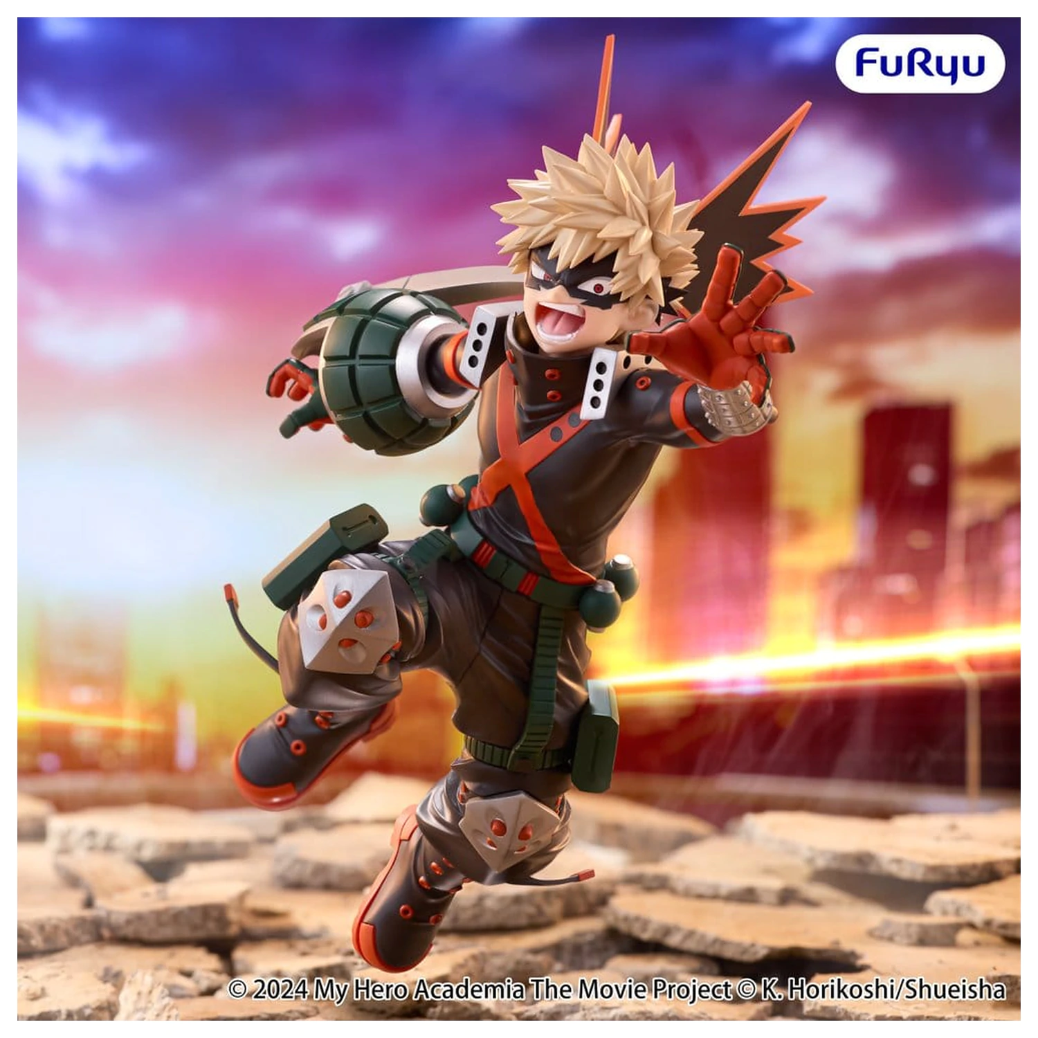 My Hero Academia: You're Next Muchute PVC Figur Katsuki Bakugo 25 cm Produktfoto