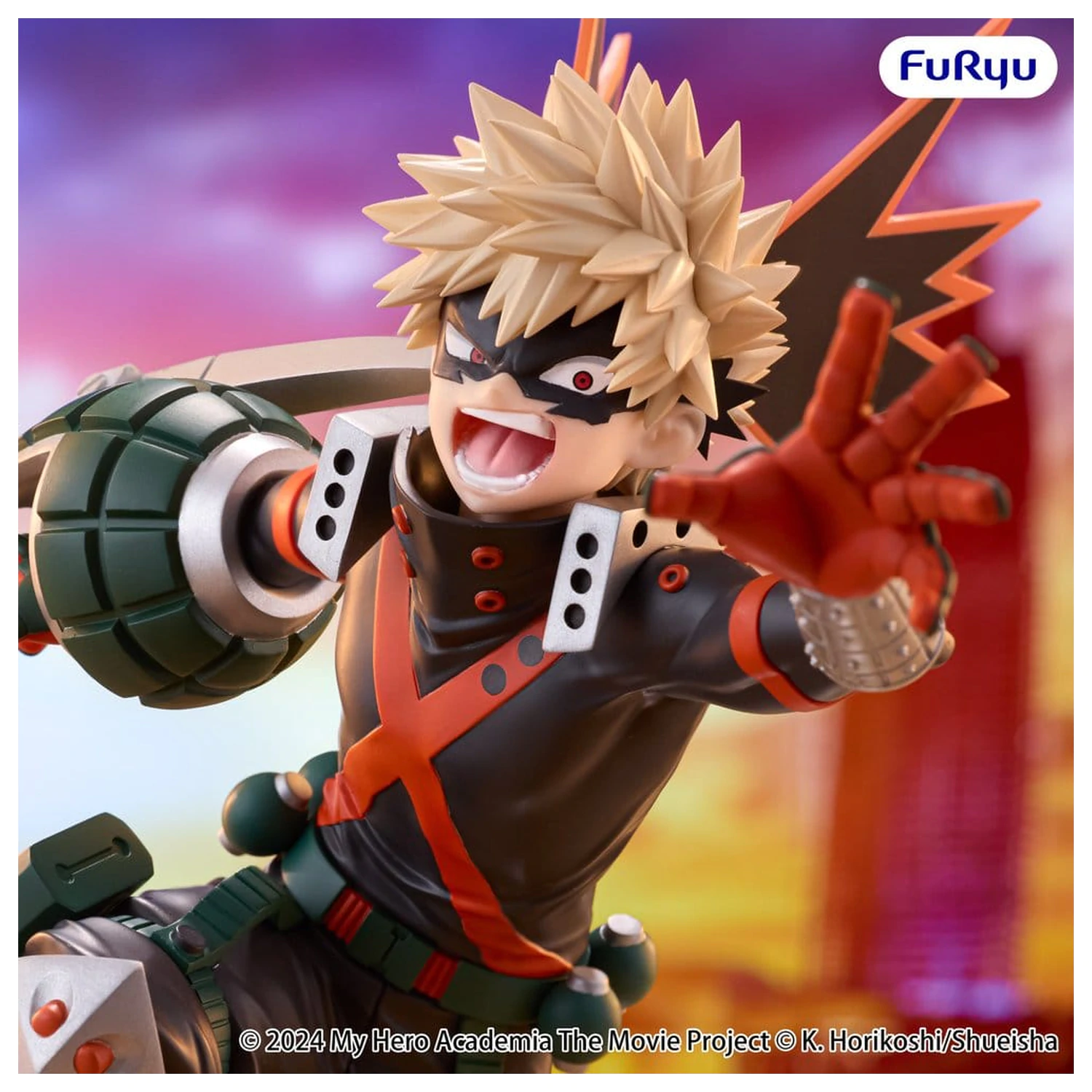 My Hero Academia: You're Next Muchute PVC Figur Katsuki Bakugo 25 cm Produktfoto