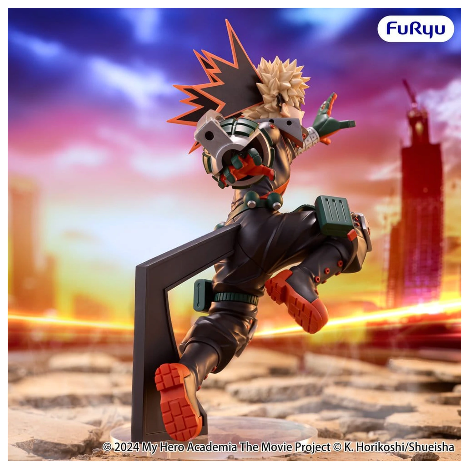 My Hero Academia: You're Next Muchute PVC Figur Katsuki Bakugo 25 cm Produktfoto