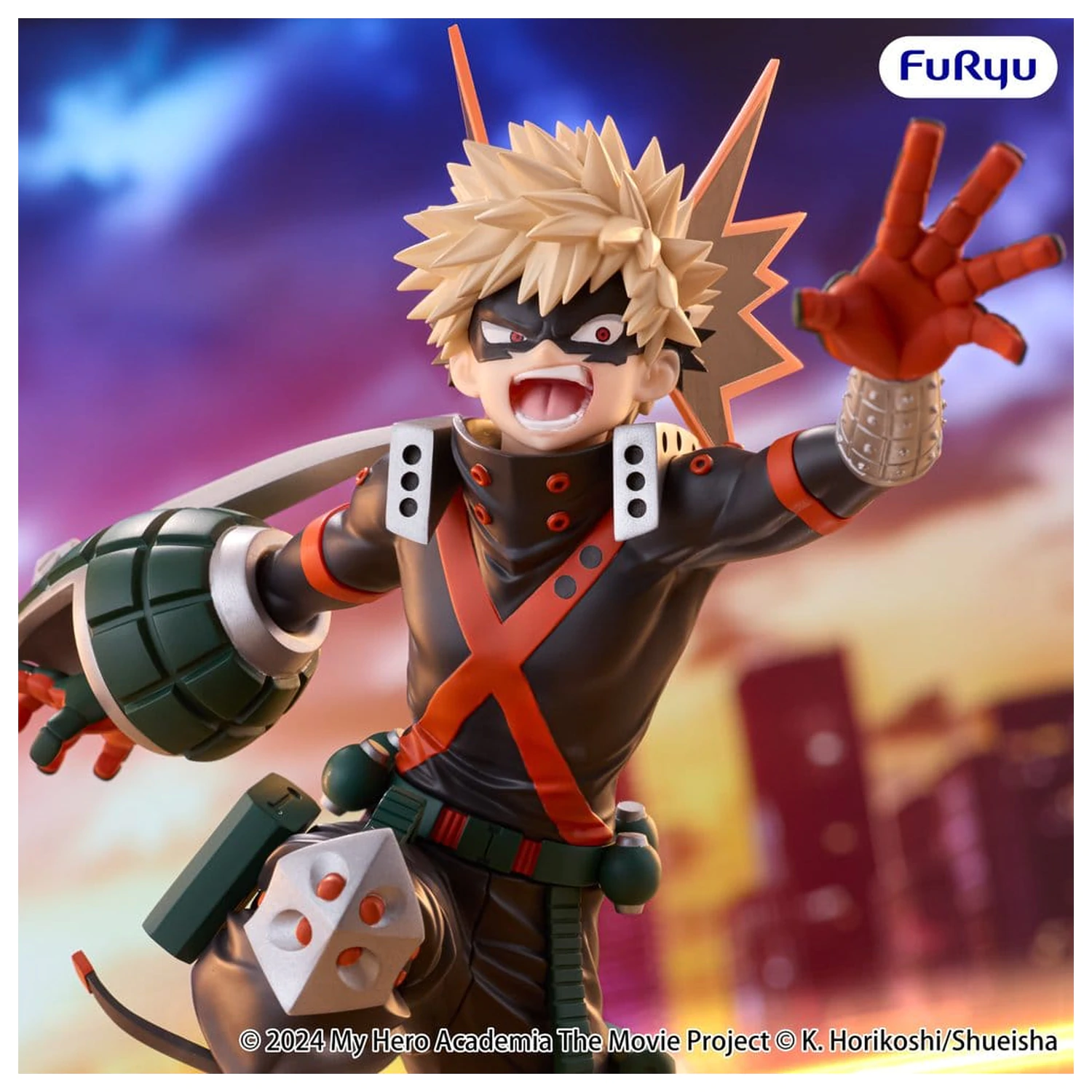 My Hero Academia: You're Next Muchute PVC Figur Katsuki Bakugo 25 cm Produktfoto