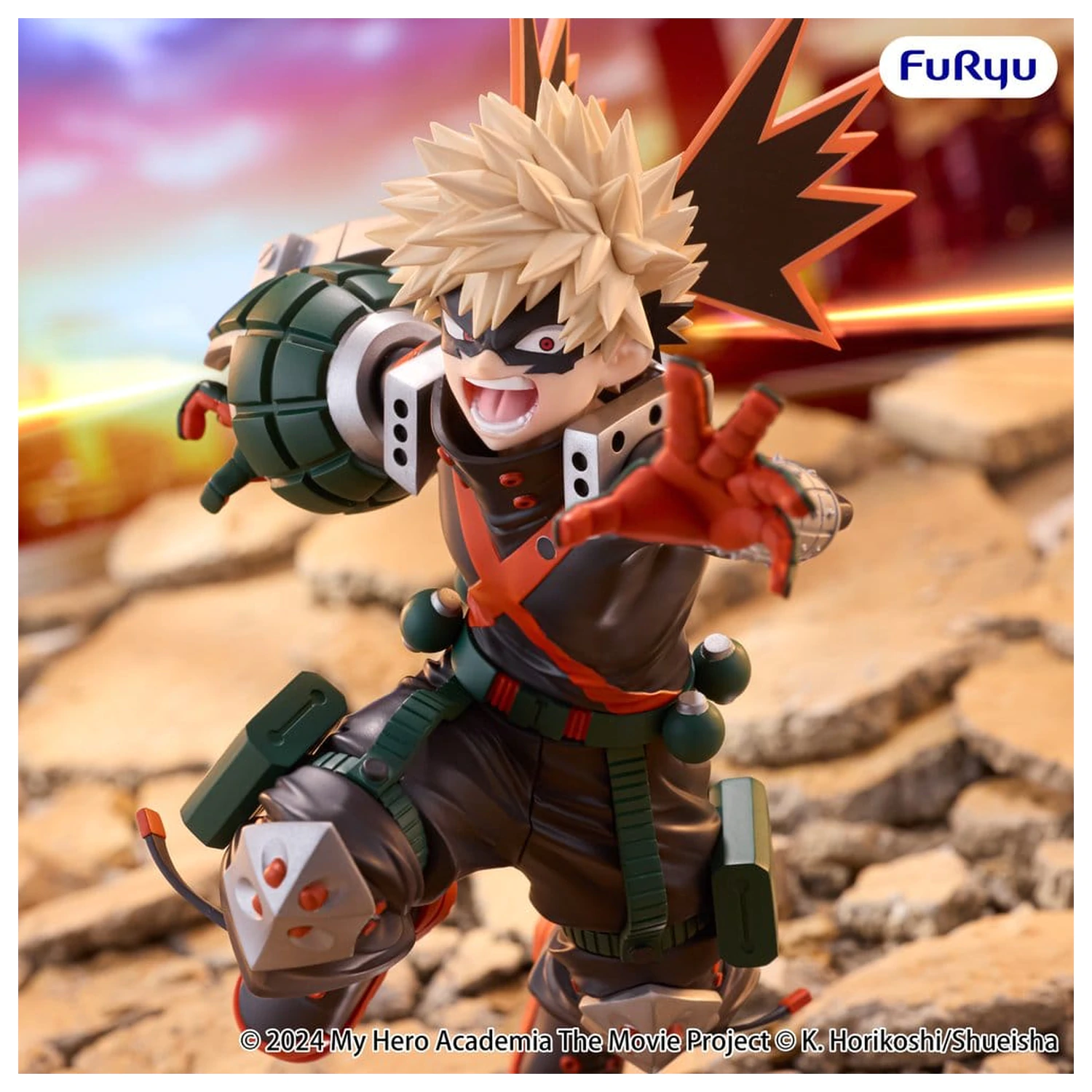My Hero Academia: You're Next Muchute PVC Figur Katsuki Bakugo 25 cm Produktfoto