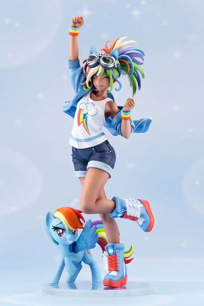 Mein kleines Pony Bishoujo PVC Statue 1/7 Rainbow Dash 24 cm Produktfoto