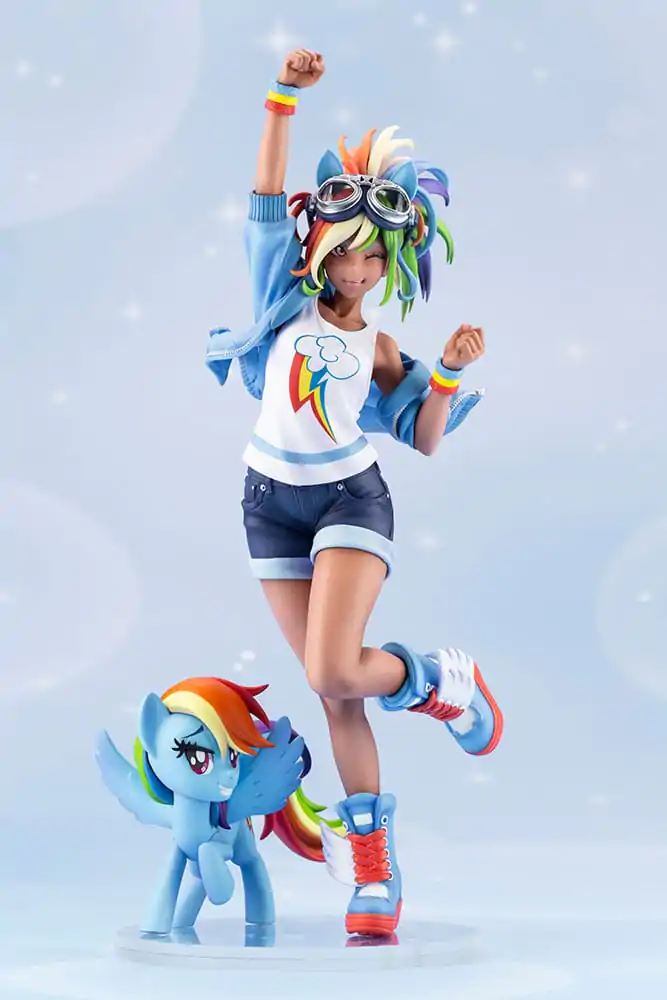 Mein kleines Pony Bishoujo PVC Statue 1/7 Rainbow Dash 24 cm Produktfoto