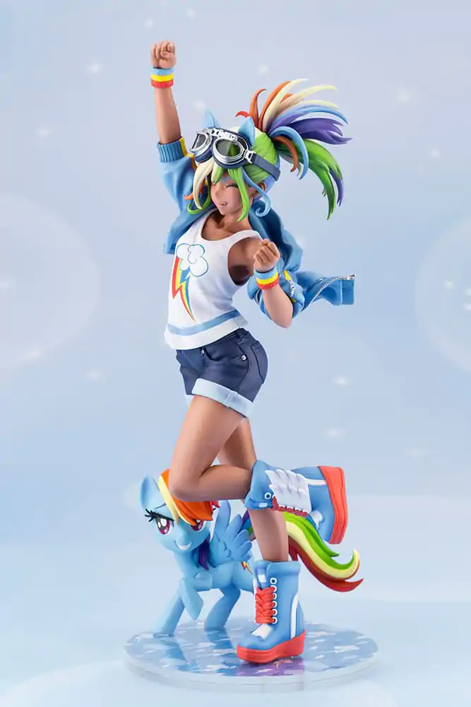 Mein kleines Pony Bishoujo PVC Statue 1/7 Rainbow Dash 24 cm Produktfoto