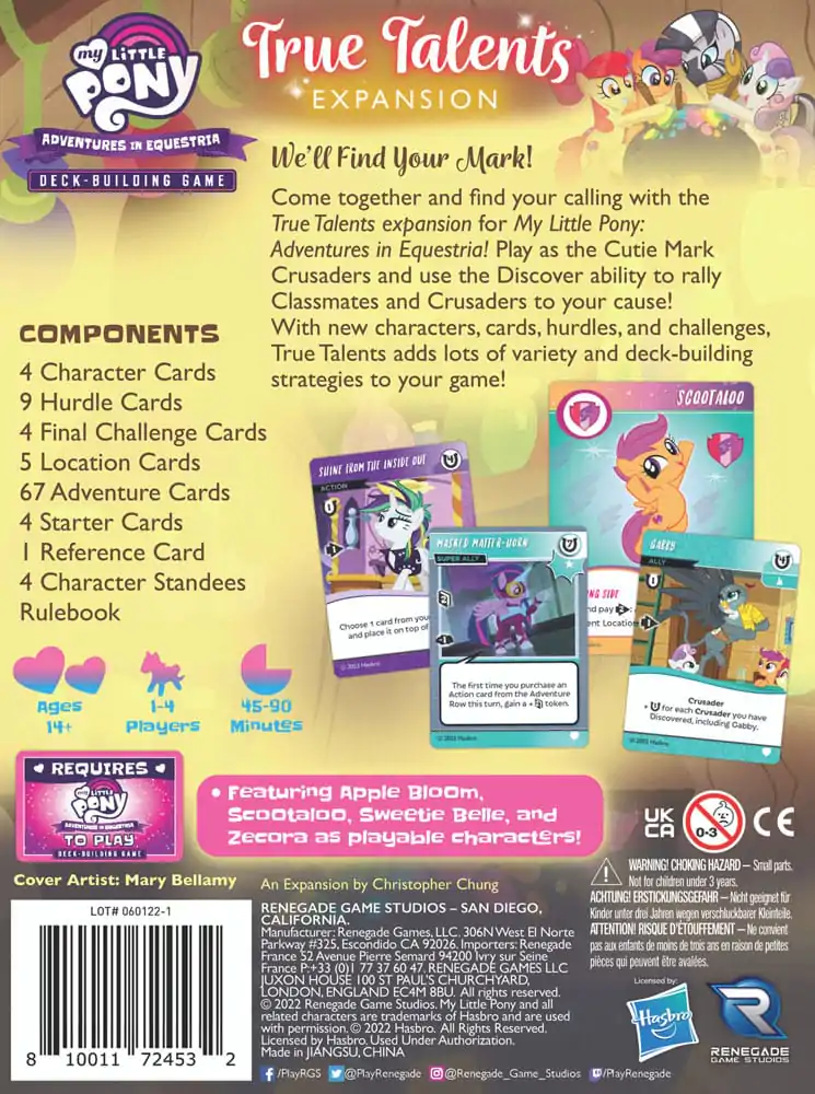 My Little Pony Kartenspiel Deck-Building True Talents Erweiterung *Englische Version* Produktfoto